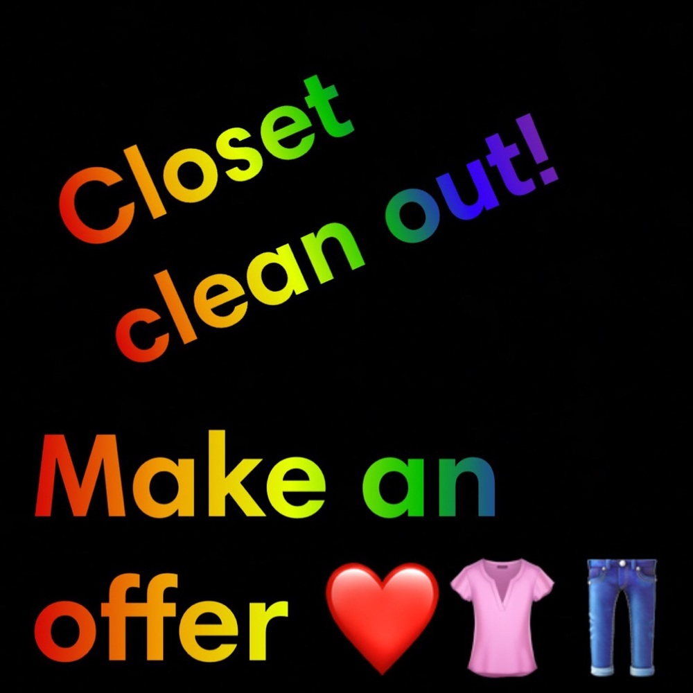 Closet clean out!